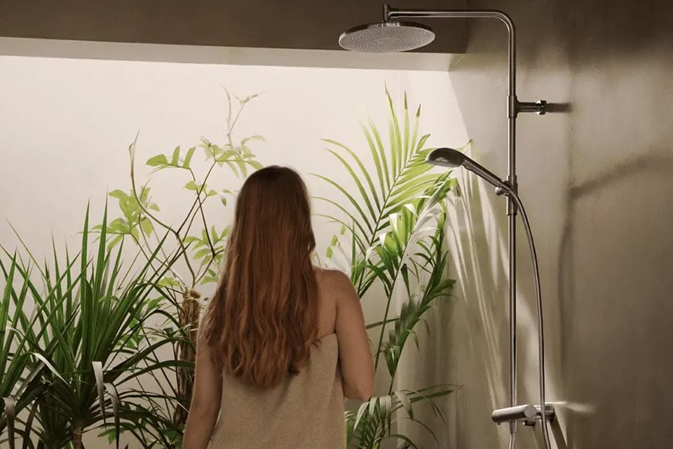 Featured image for “Transformez votre douche en une expérience de luxe avec la robinetterie de douche à effet pluie HANSAUNITA”